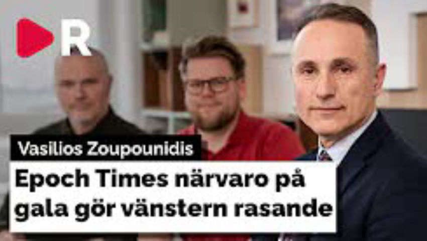 Epoch Times VD Vasilios Zoupounidis Svarar På Kritiken Från Vänstern ...